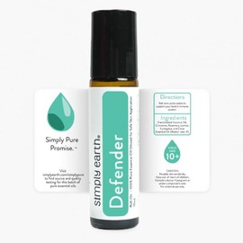 Defender Essential Oil Blend Roll-on Bottle Simply Earth