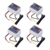 4Pcs Temperature Controller Digital Display Temp Regulator ‑50℃ to 110℃