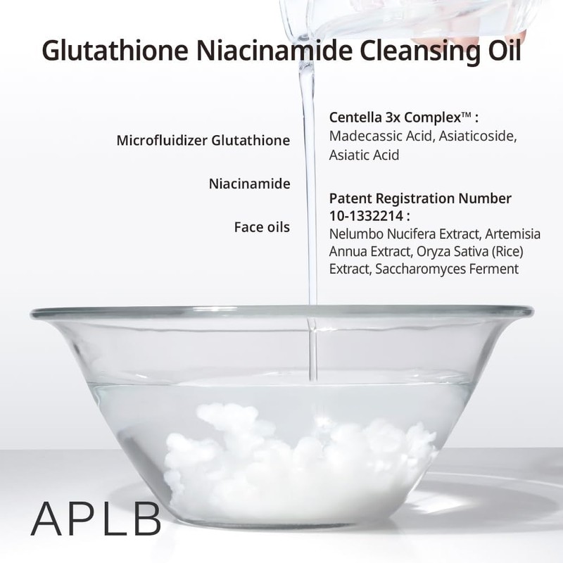 APLB, Aceite de limpieza con glutatión y niacinamida, 105 ml