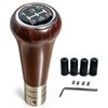 YESprime Shift Knob MT Wood 5 Speed Wood Grain Old