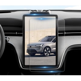 BIBIBO 2Pcs for 2025 Volvo EX90 Accessories Screen Protector 2025 Volvo EX90 Plus/Ultra 14.5" Display Nano Foils [Anti Glare & Scratch Ultra-Clear] Volvo EX90 2025 Accessories