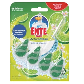 WC-Ente WC-Ente Active Clean WC Duftspüler-Einhänger, WC Reiniger, Citrus Splash-Duft, 38,6 g