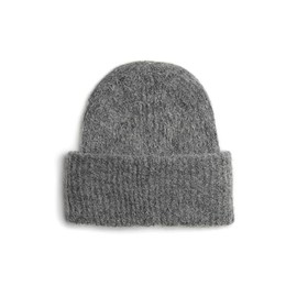 PIECES Women's Pcbera Hood Noos Hat, Medium Grey Melange