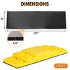 OULEME 26x9 Heavy Duty Rubber Mat, Anti-Slip Rubber Pad for