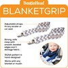BooginHead BlanketGrip Baby Stroller Throw Clip Blanket Grip, Set of