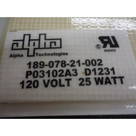 Alpha Technologies 189-078-21-002