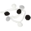 Rayher 55853573 Pom Pom Trim, Ball Fringe Ribbon for Sewing,