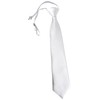 TigerTie Security Safety Tie, Plain Coloured Tie Attached To Elastic