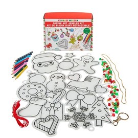 Kid Made Modern Shrink Art Jewelry Kit - Christmas