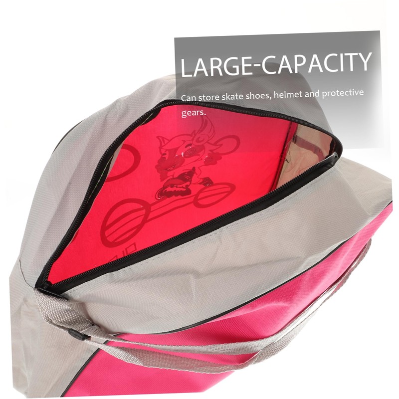 BESPORTBLE Roller Skate Bag Shoulder Strap Large Capacity Storage for