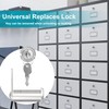 Ymtzfu Cabinet Locks with Keys, Cam Locks Keyed Alike, Mailbox
