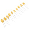 100pcs Tantalum Capacitor Assortment - 16V, 1UF to 100UF, 10