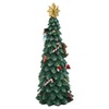 Christmas Tree Statue Durable Fadeless Resin Christmas Tree Figurine Exquisite