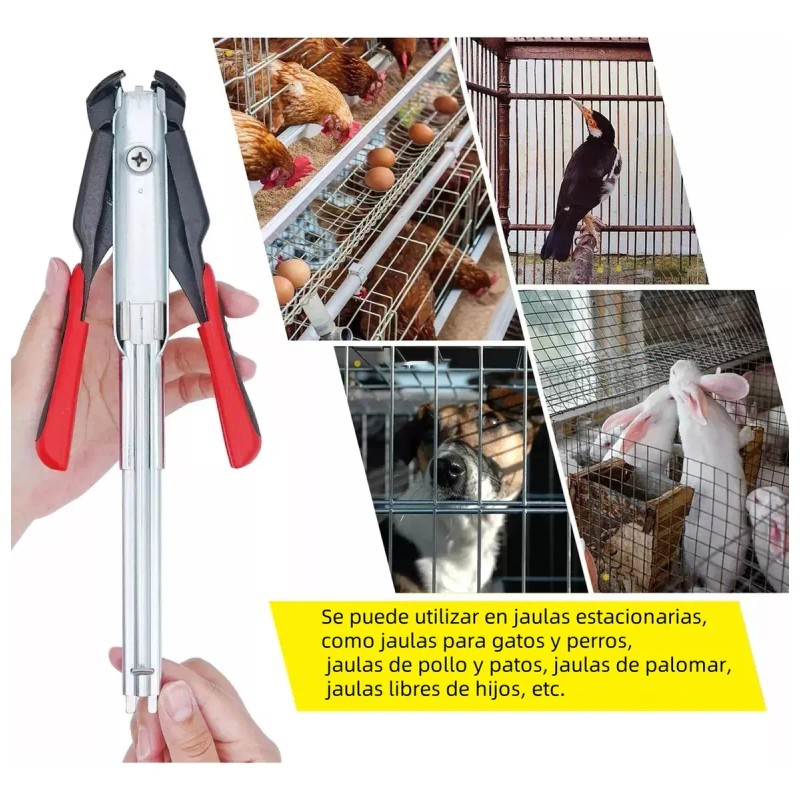 Alicates Savefree para Anillos de Cerdo con Clips en C