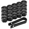 Cozlly Wheel Bolt Caps 17 mm, Wheel Bolts Wheel Nuts,