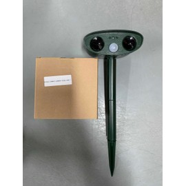 4 Pack 2025 Solar Ultrasonic Animal Repellent Cat Deer Racoon Repellent Outdoor with Motion Detection for Squirrel Dog Rabbit Rodent Waterproof Skunk Repellent for Yard