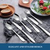 60-Piece Silverware Set, Wildone Stainless Steel Flatware Set Service for