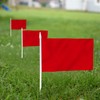 Anley Red Mini Flag 12 Pack - Hand Held Small