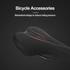 Bike Seat Thicken High Elastic Sponge Comfortable Waterproof Black Bicycle