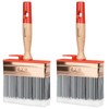 Nutmanel Pack of 2 Surface Brushes, 120 x 30 mm