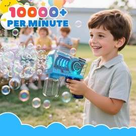 EagleStone Electric Bubble Gun Set of 2 Electric Bubble Gun LED Light