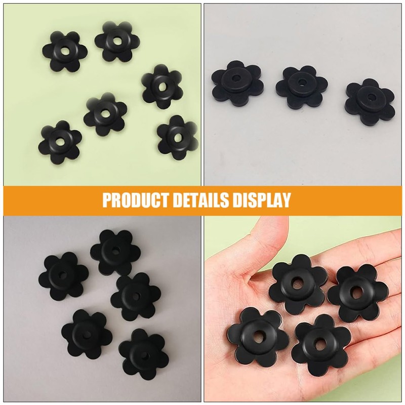 KONTONTY 12pcs Garden Flag Skid Stoppers Durable Lawn Flag Holders