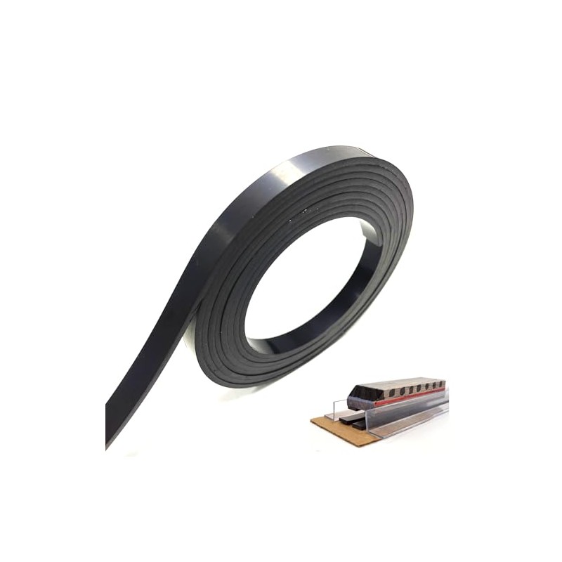 Monopolar Magnetic Strip 1/2" for Maglev Train Science Project Kit,Thickness