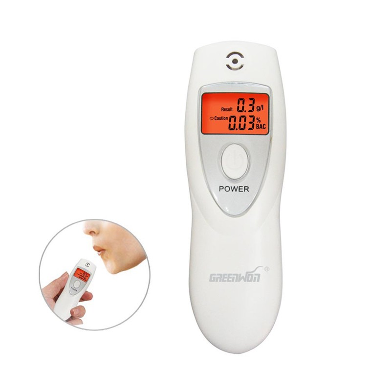 Breathalyzer Portable Breathalyzer Digital Breath Alcohol Tester Touchless with Red
