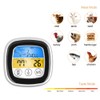 2in1 Digital Food Kitchen Touch Screen Thermometer Temperature Tester Timing