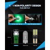 Marsauto 194 LED Light Bulb Green, 168 T10 2825 LED