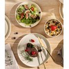 TheTerra Ceramic Dinnerware Sets for 4, 12 Pieces Handmade Reactive