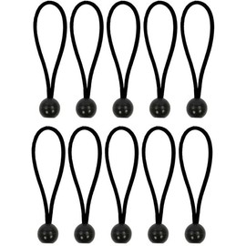ProPlus 365644 Tent Tensioner Set 10 Pieces Elastic 15 cm with Plastic Ball
