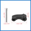 VekAuto Black Aluminum Rear Window Latch Hinge Pivots for Toyota