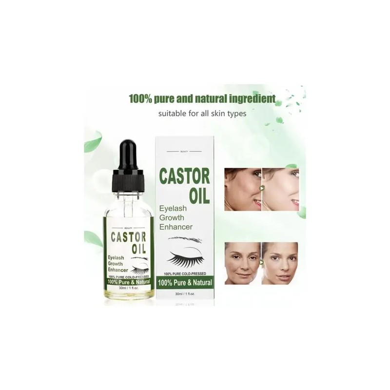 Serum Crecimiento Pestañas Aceite Ricino Castor Oil Eyelash Growth Serum,