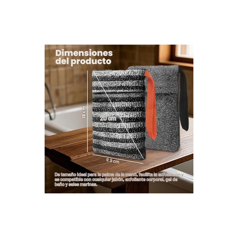 Bolsa de Jabón de Diferentes Grosores, Profunda Y Suave, con