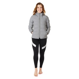 HORZE Womens Reflective Padded Jacket - Reflective Silver - 4