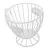 Mikinona Luxury Metal Holder Organizer Fruit Basket Snack Candy Bowl