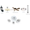 4" PCB Size,5.39" Overall Size, 17W, 3000K,1200LM,120V, CRI90, LED Light