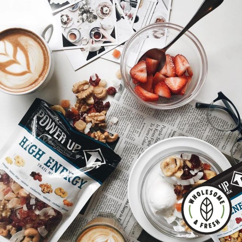 Power Up High Energy Trail Mix – Walnuts, Cashews, Banana