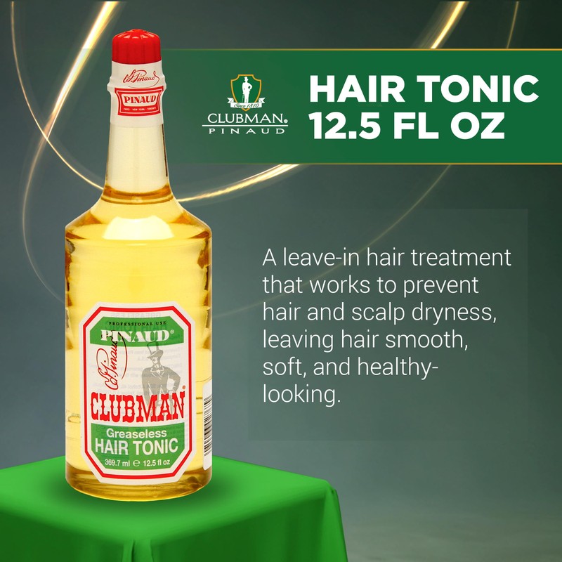 Clubman Greaseless Hair Tonic, 12.5 oz