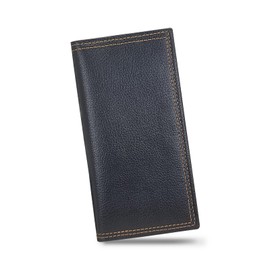 AdiStylinno Long Wallet for Men, Minimalist Bifold Leather Slim Wallets, Fashion Clutch Purse Credit Card Holder Wallet (Black)