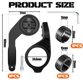 Bicycle Mount 25 to 31.8 mm for Garmin Edge 200 500 510 520 530 540 800 810 820 830 1000 1030 1040, for Igpsport Gs50/60igs618 Plus GPS Bicycle Computer Mt 2 B handlebar handlebar bicycle handlebar