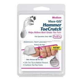 Pedifix 페디픽스 비스코 젤 해머 토 목발 템 1037-M 미디엄 4 토탈 스마트젤 테크 Pedifix Visco Gel Hammer Toe Orthotic 1037-M Medium 4 Total Smartgel Tech