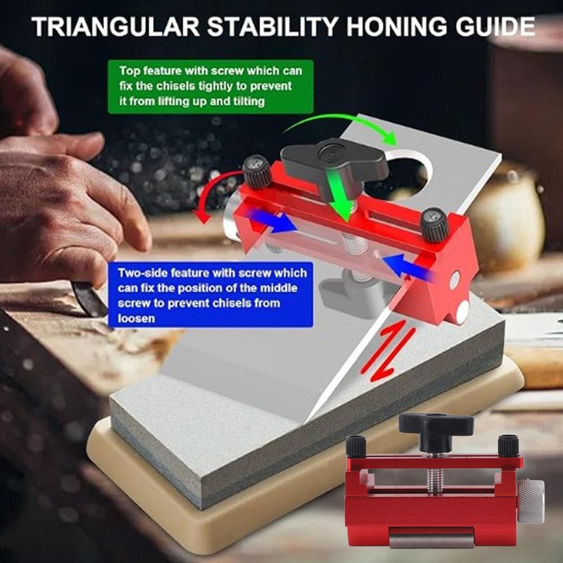 Honing Guide Tool Chisel Sharpener Jig for Chisels Planes Sharpening