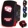50 Caliber Racing Rocker Switch ON/Off Boom Box- LED Backlit