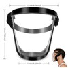Full Face Shield, Clear Full Face Protective Shield, Reusable Anti-Fog