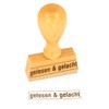 Wooden Stamp with Frame 40 x 10 mm