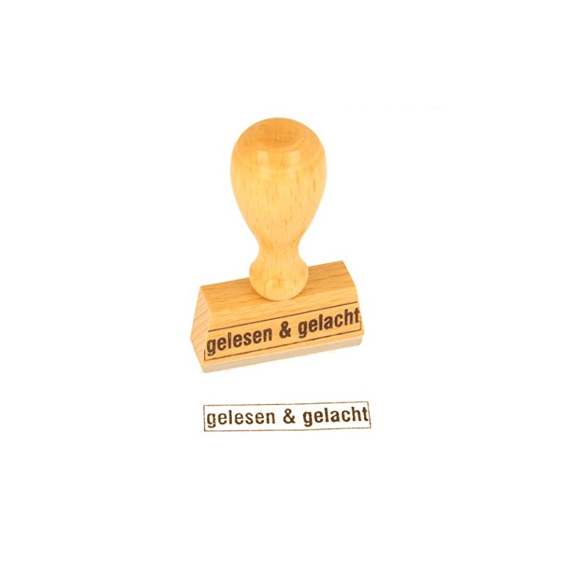 Wooden Stamp with Frame 40 x 10 mm