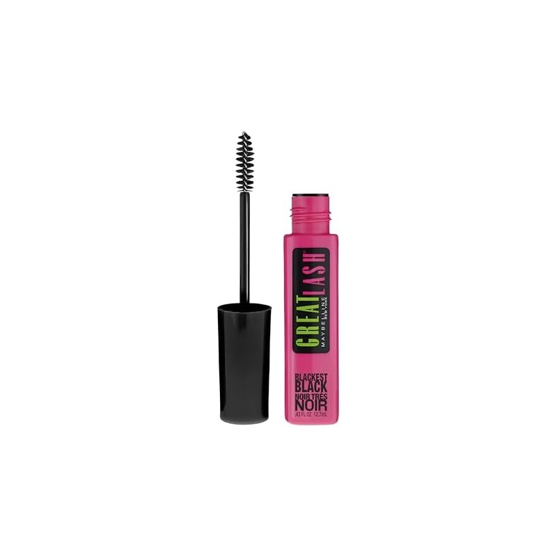 Maybelline Great Lash Blackest Black, .43 ml