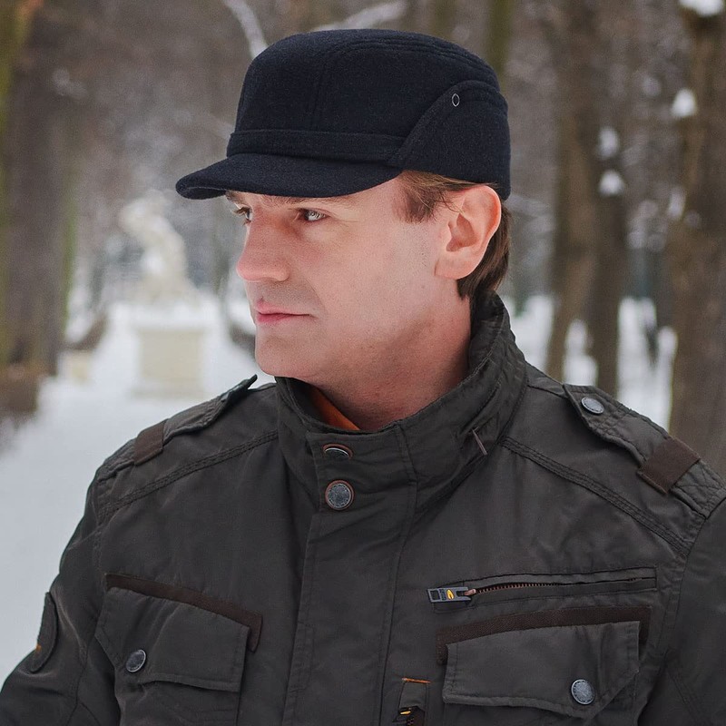 Sterkowski Sawyer Ski Hat | Wool and Cashmere Flat Cap